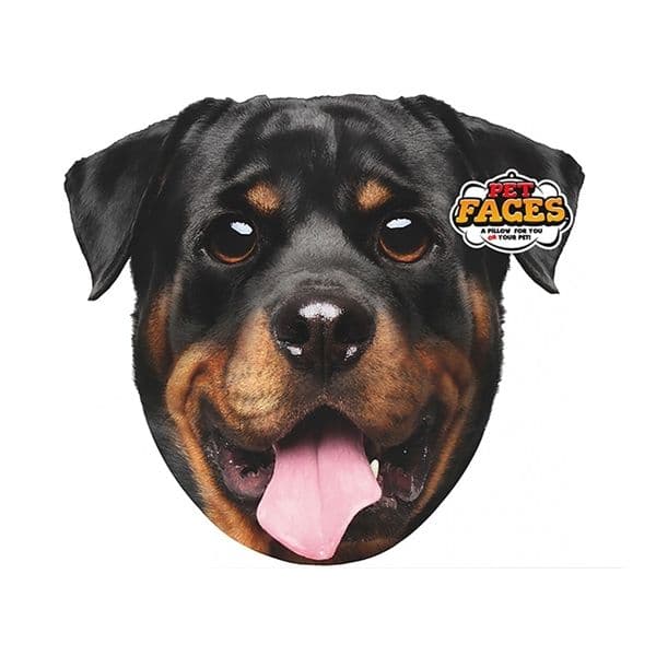 Pet Faces Almofada Dog Faces Rottweiler