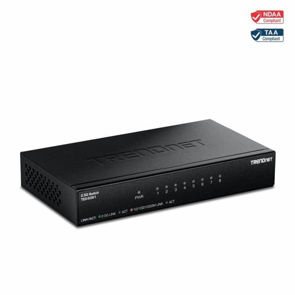 Trendnet Switch 8 Portas 2.5G TEG-S381
