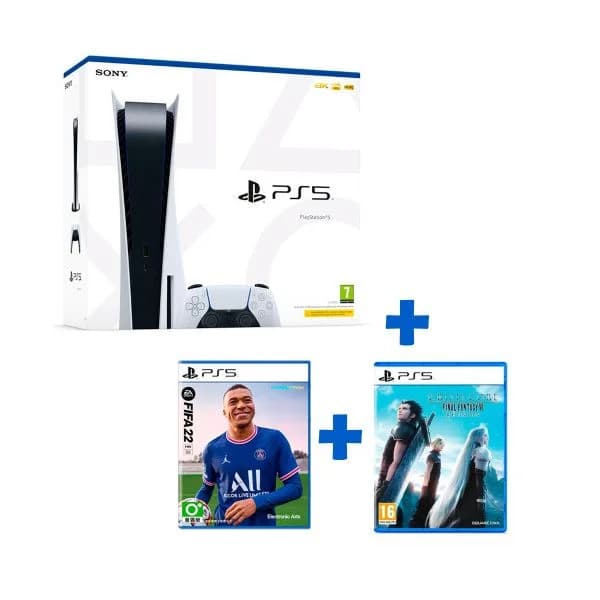 Sony PlayStation 5 Standard FIFA 22 + Final Fantasy VII