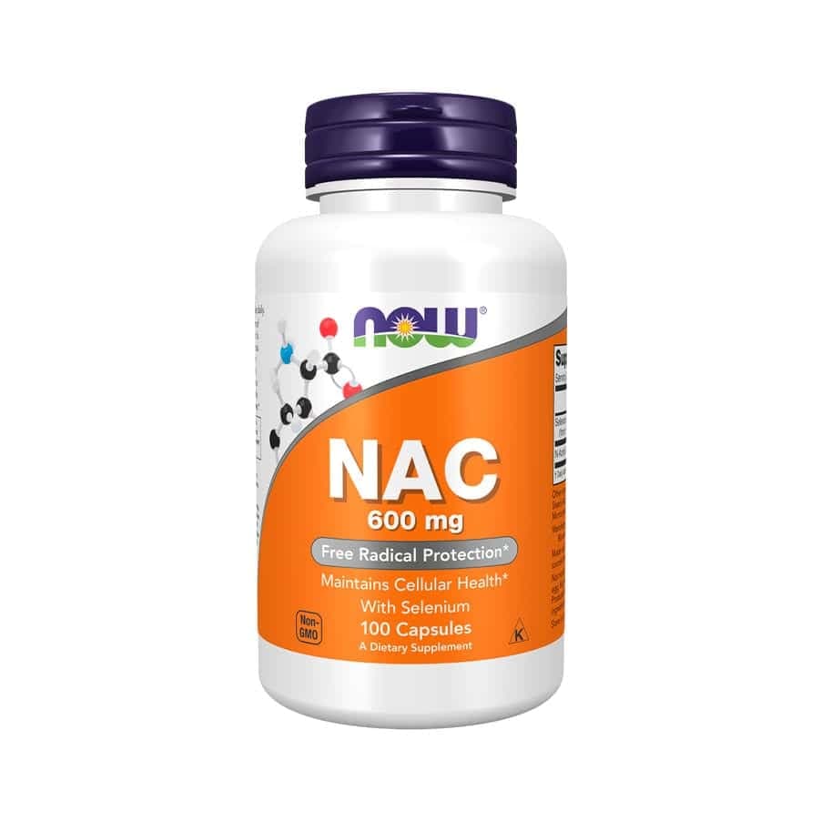 Now NAC 600mg 100 Cápsulas