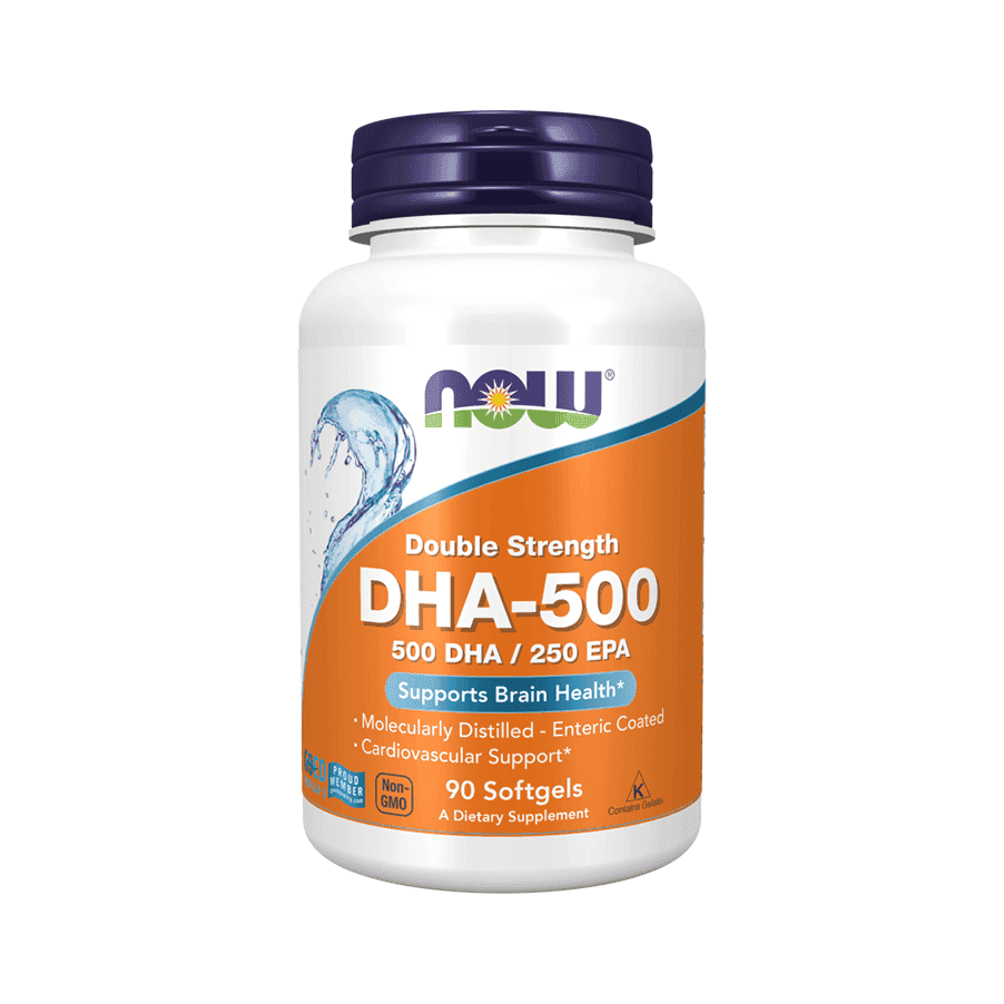 DHA-500 mg Fish Oil 90 Softgels