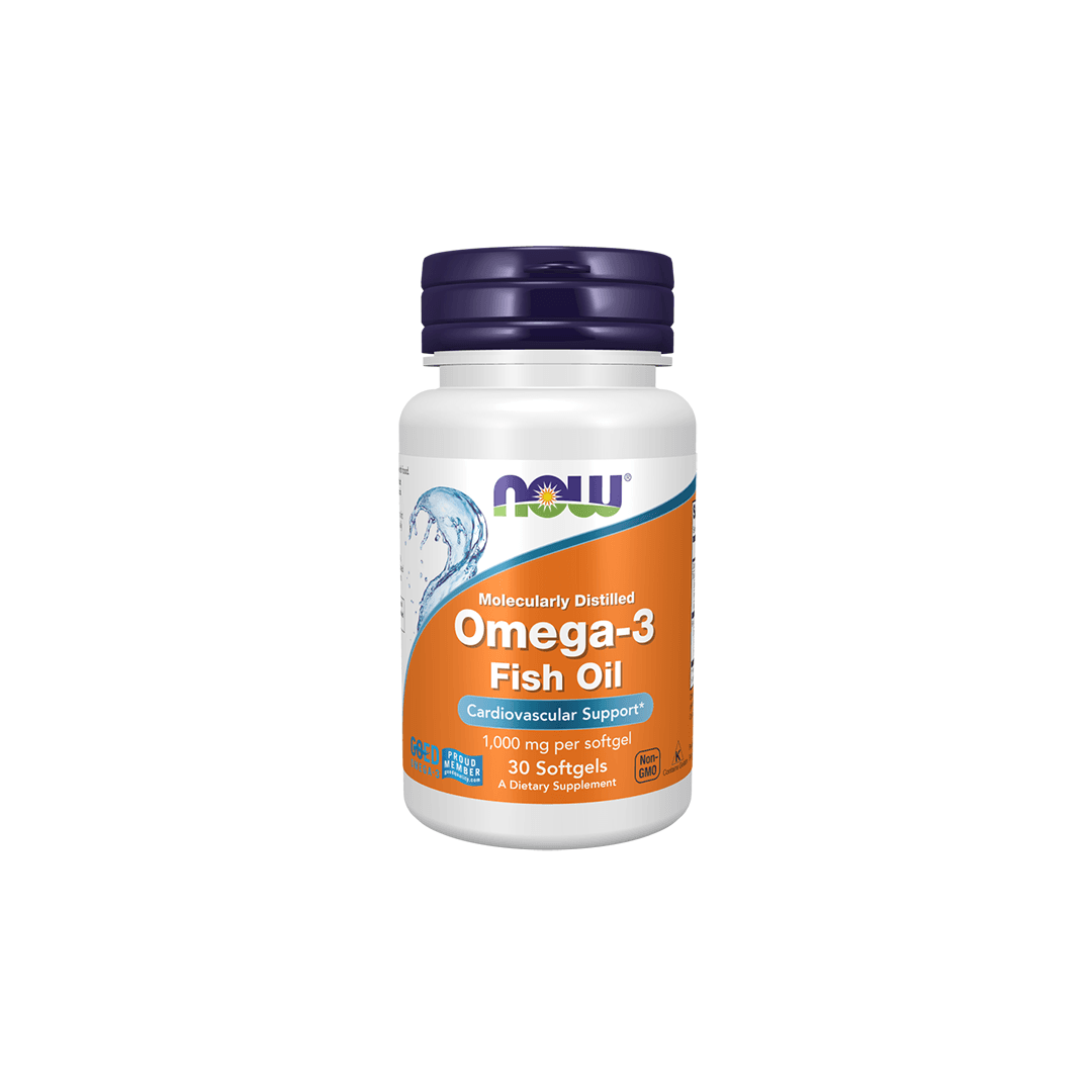 Now Omega-3 1000mg Cholesterol Free 30 Cápsulas