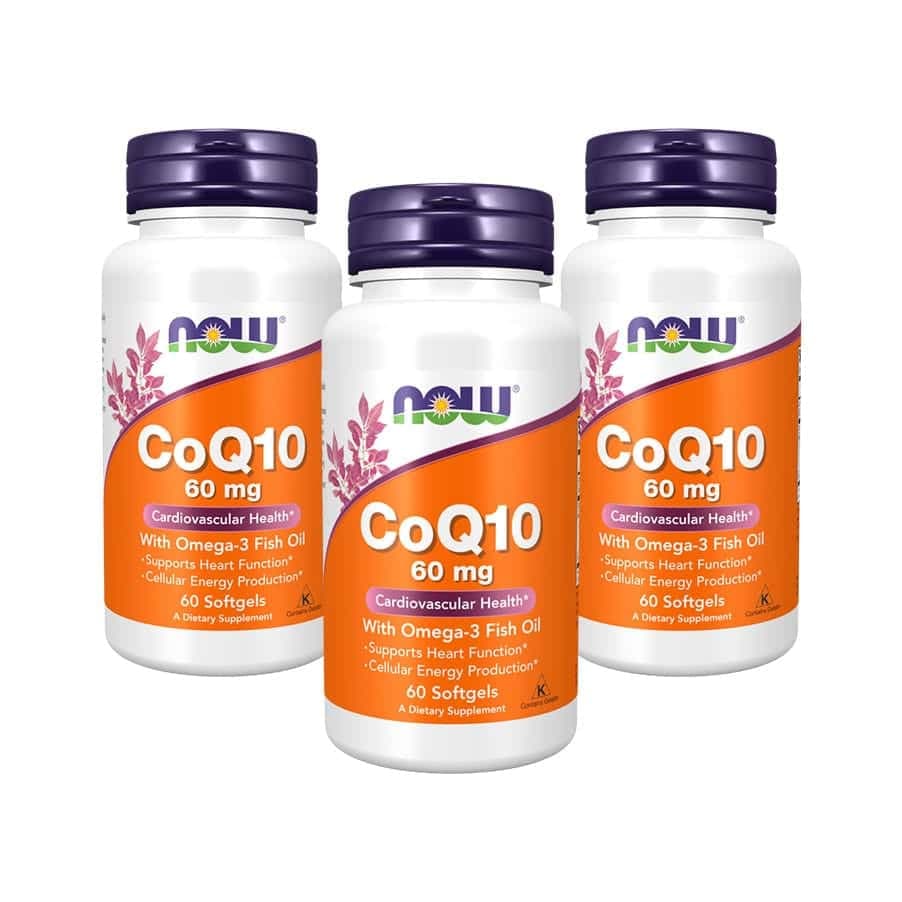 Now CoQ10 60mg 60 Cápsulas