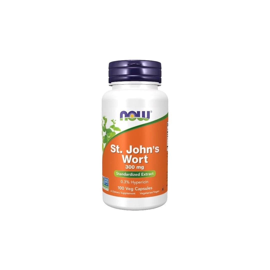 Now St.John's Wort 300mg 100 Cápsulas Vegetais