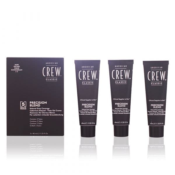 American Crew Men Coloração Precision Blend Tom Dark 3x40ml