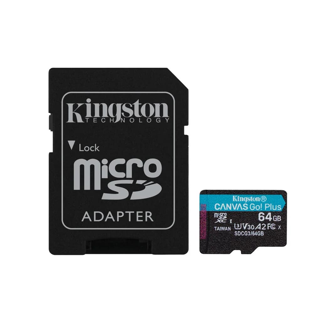 Kingston Canvas Go Plus 64GB class10 UHS-I U3 V30 A2 170MB/s