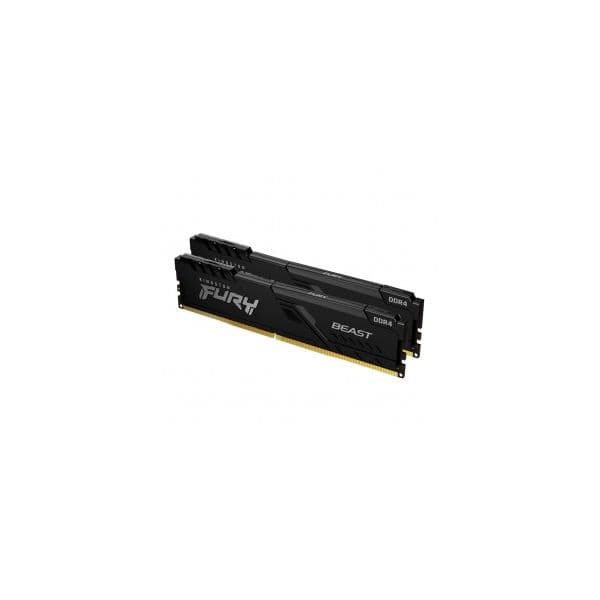 Memória RAM Kingston 32GB Fury Beast 2x16GB DDR4 3200MHz CL16 Preto - KF432C16BB1K2/32
