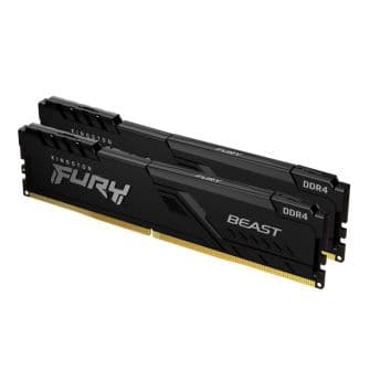 Memória RAM Kingston 16GB Fury Beast 2x8GB DDR4 3200MHz CL16 - KF432C16BBK2/16