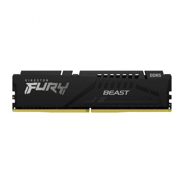 Memória RAM Kingston 8GB Ram 6000MT/s DDR5 CL36 Dimm Fury Beast Black Expo
