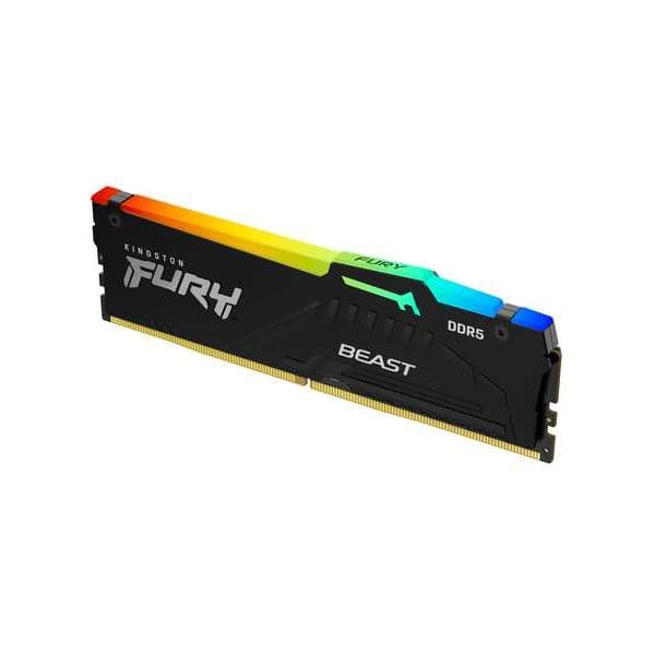 Memória RAM Kingston FURY Beast RGB 8GB 1 x 8GB DDR5 CL30 6000MHz