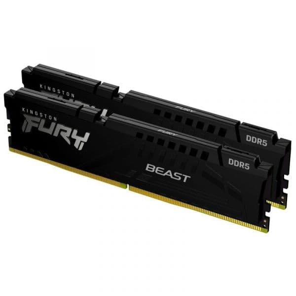Memória RAM Kingston FURY Beast DDR5 6000MHz 32GB 2x16GB CL30