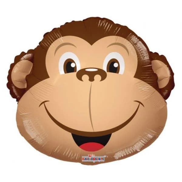 Kaleidoscope Balão Foil 14" Mini Shape Macaco - 140035000