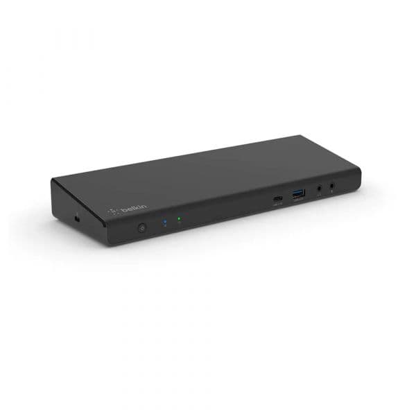 Belkin Docking Station CONNECT USB-C Link INC007vfBK DisplayLink 3 HDMI 4K 2 DisplayPort 4K 5 USB-A 1 USB-C Preto