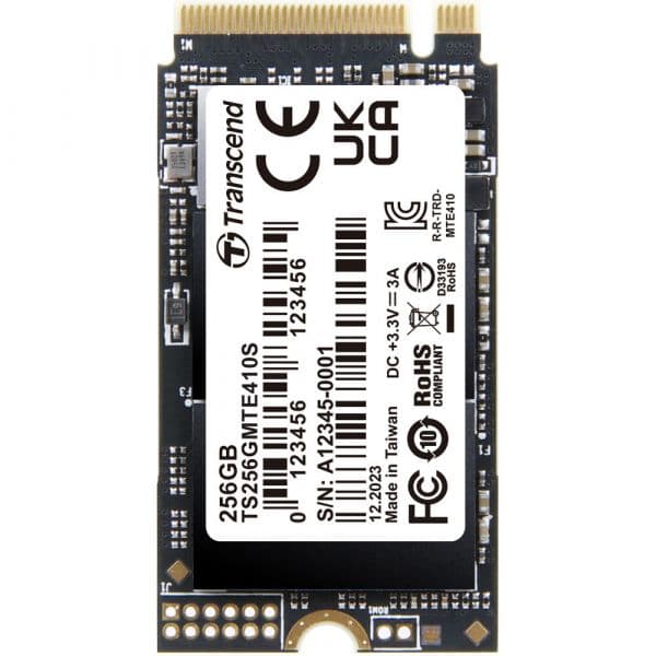 SSD Transcend 256GB MTE410S M.2 2242 PCIe Gen4 x4 NVMe DRAM-less