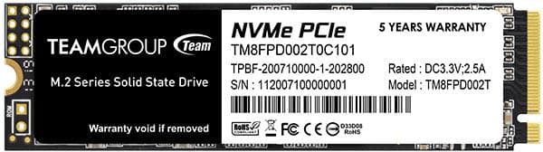 SSD Team Group 2TB MP33 PRO M.2 PCIe Gen3 x4