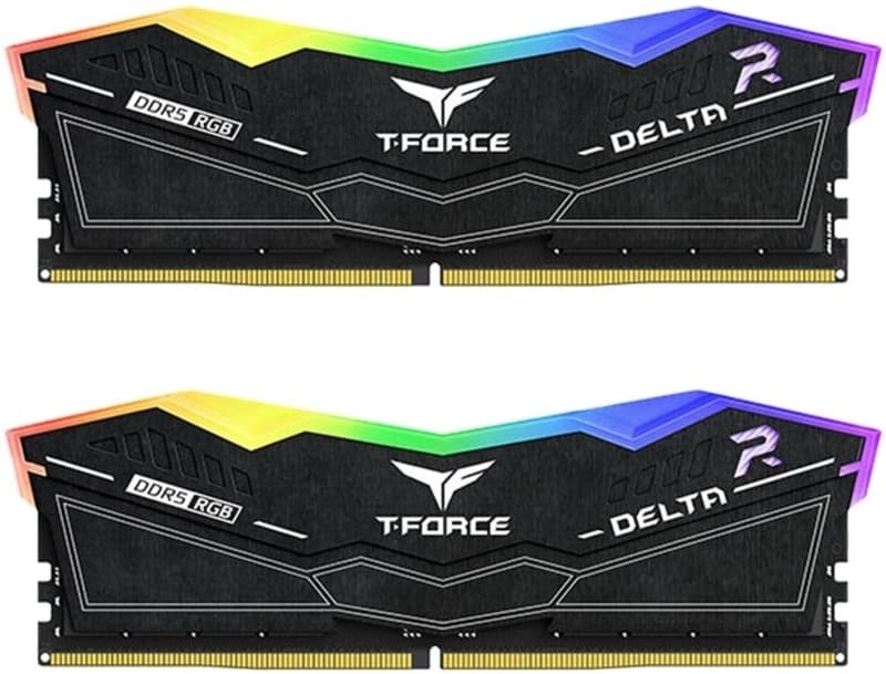 Team Group Kit 48GB (2 x 24GB) DDR5 7200MHz Delta RGB Black CL34