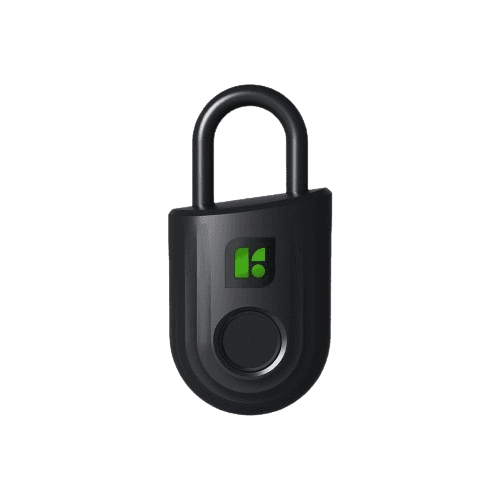 Igloohome Cadeado inteligente com impressão digital Padlock Lite Preto