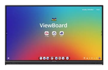 Viewsonic IFP6553 Quadro Interativo 165,1 cm (65") 3840 x 2160 pixels Ecrã táctil Preto