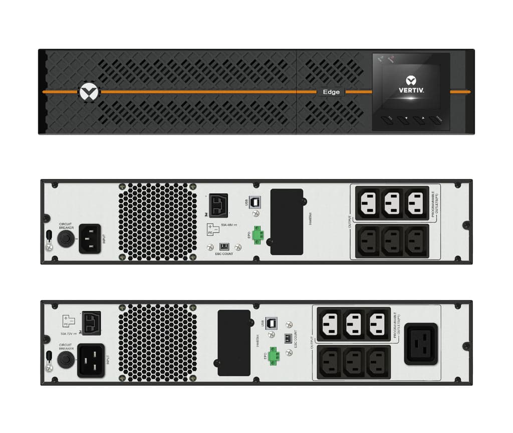 UPS Vertiv Edge 3KVA 230V 2U RACK/TOWER - EDGE-3000IRT2UXL