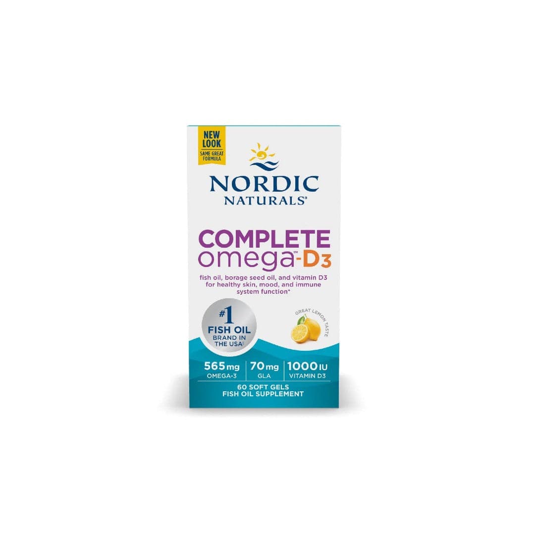 Nordic Naturals Complete Omega-D3 120 Softgels (Lemon)