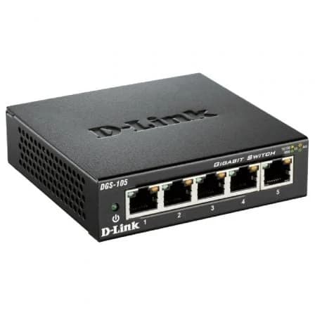 Switch D-Link DGS-105 5 Portas Gigabit Unmanaged