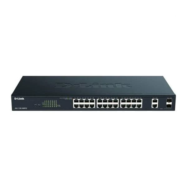 D-Link 26-Port Power over Ethernet + Gigabit Smart Managed Switch 370W