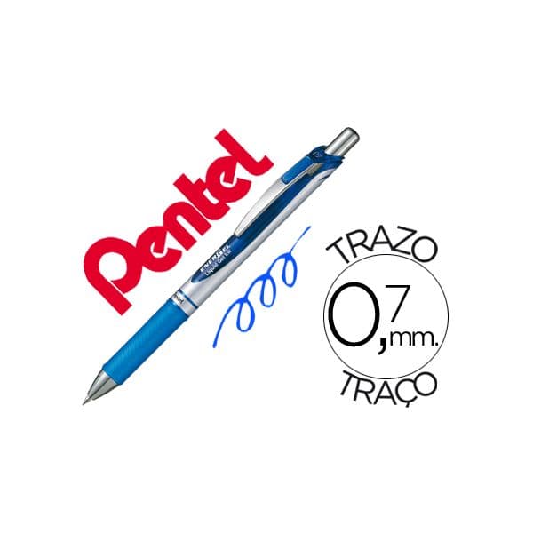 Pentel Esferográfica Energel Retrátil BL77 0.7mm Azul - BL77-C