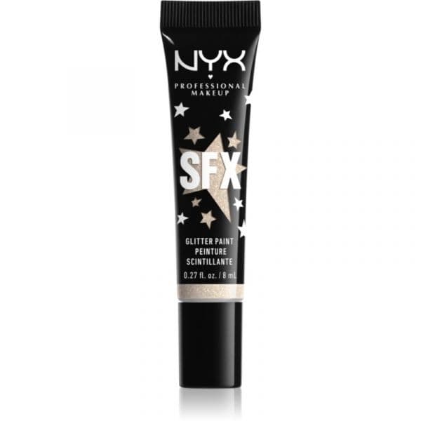 Nyx Professional Makeup Halloween Glitter Paint Glitter para o Rosto e Corpo Tom 02 Broomstick Baddie 8ml
