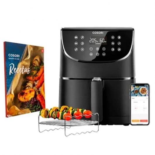 Fritadeira Cosori Air Fryer Smart Chef Edition com Wifi 1700W 5.5L Preta
