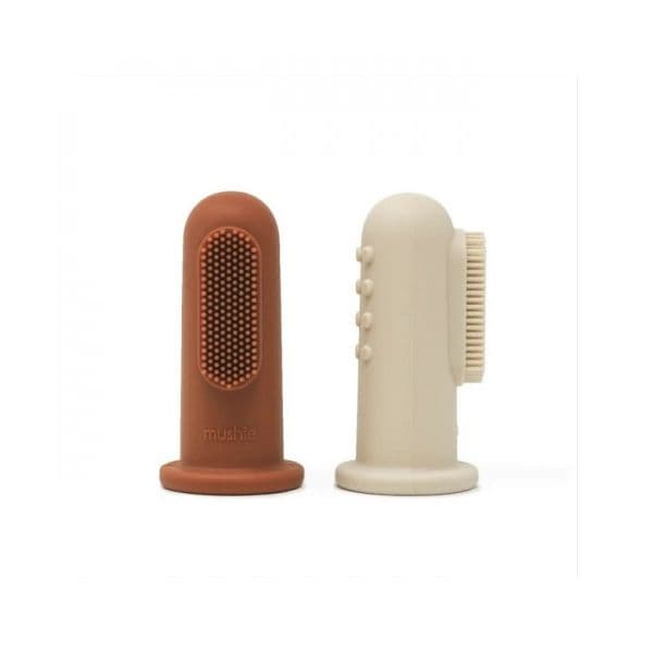 Mushie 2 Escovas de Silicone Clay/Shifting Sand