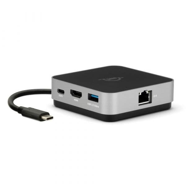 OWC Dockingstation USB-C Travel Dock E HDMI USB-A Gigab Cinza/Preto - OWCTCDK6P2SG