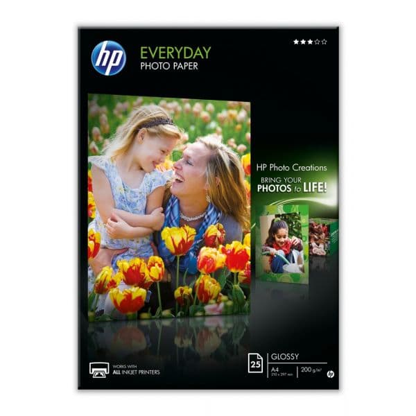 HP Papel Fotográfico A4 25Fls - Q5451A