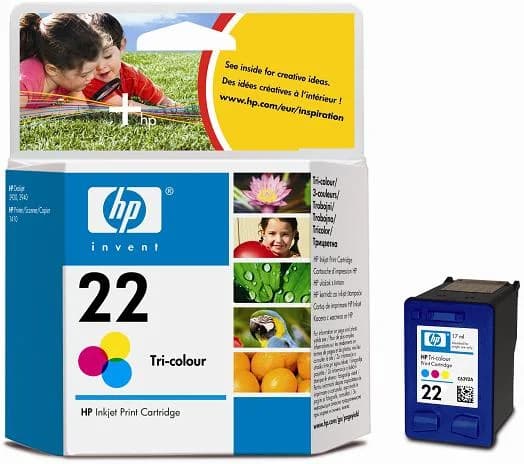 Tinteiro HP 22 C9352AE Tri-Colour