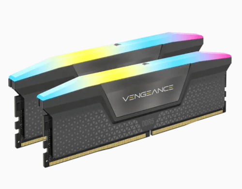 Memória RAM Corsair 64GB Vengeance RGB (2x 32GB) DDR5 CL40 EXPO 5200Mhz - CMH64GX5M2B5200Z40K