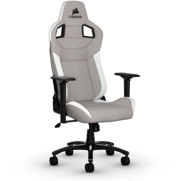 Cadeira Gaming Corsair T3 Rush White/Grey