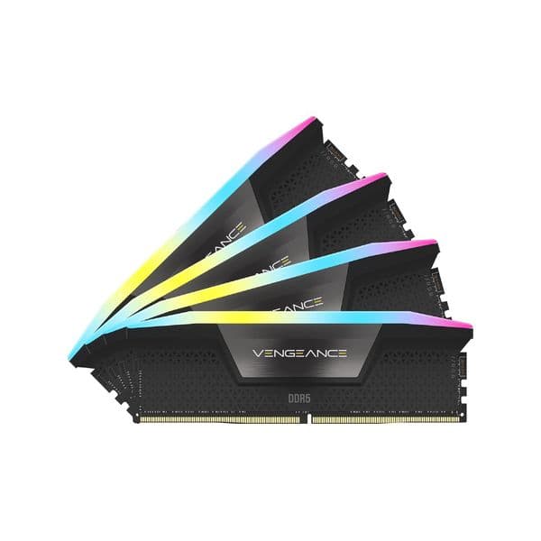 Memória RAM Corsair Vengeance RGB 6200MT/s 4x 16GB (64GB) CL32 Pretas
