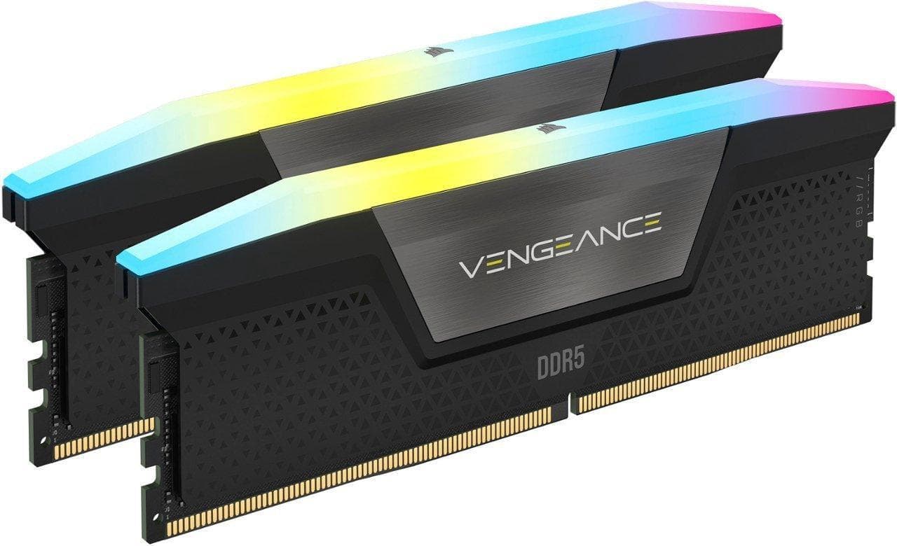 CORSAIR Vengeance RGB 96GB (2 x 48GB) 288-Pin PC RAM DDR5 7200
