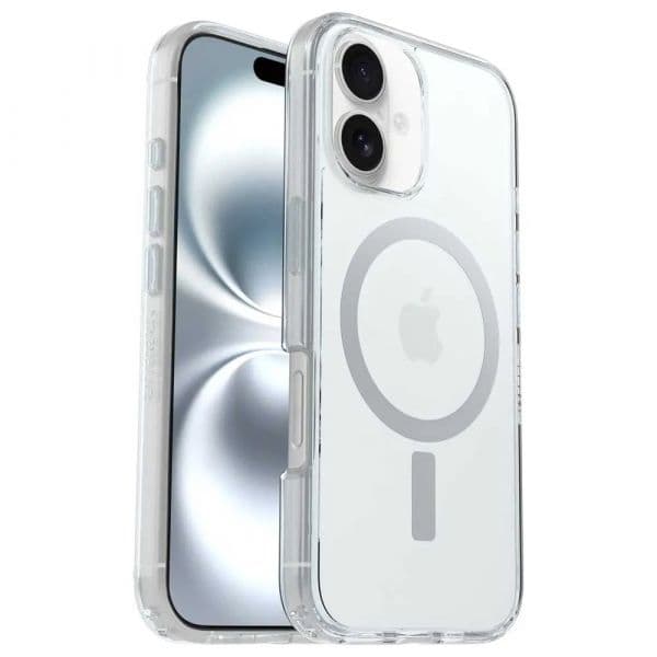 Otterbox Capa Symmetry MagSafe para iPhone 16 Transparente