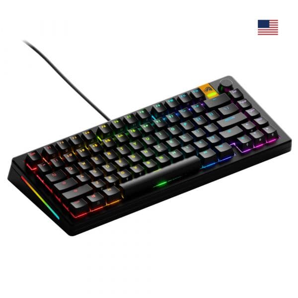 Teclado Mecânico Glorious GMMK 3 HE 75% Preto Fox Switch (US)