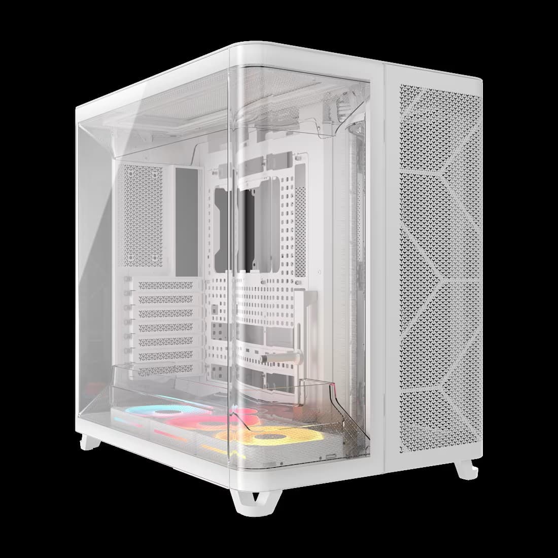 Corsair AIR 5400 LX-R Link RGB E-ATX com Tripla e Vidro Temperado Branca