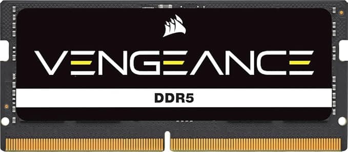Memória RAM Corsair Vengeance SODIMM CMSX48GX5M1A5600C48 48GB 1x48GB DDR5 5600MHz CL48 Intel XMP Preto