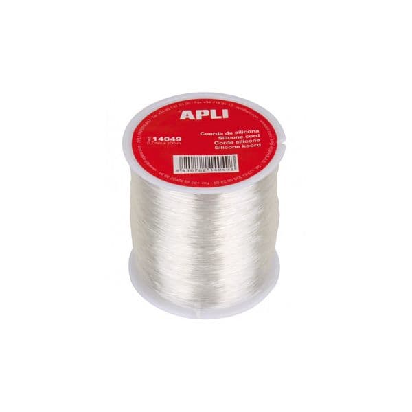 Apli Elástico Fio Silicone Transparente 7mmx100m - 14049