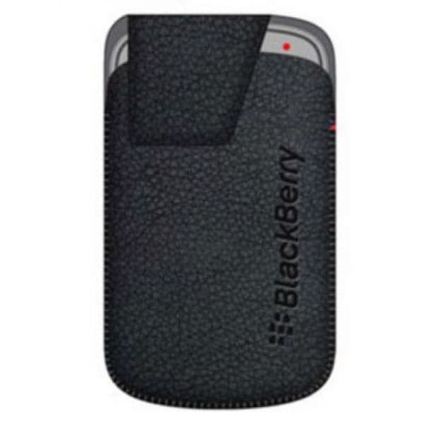 Acc-38855-201 Bolsa pele BlackBerry 9900 9930 com clip cintura acc-38855-2