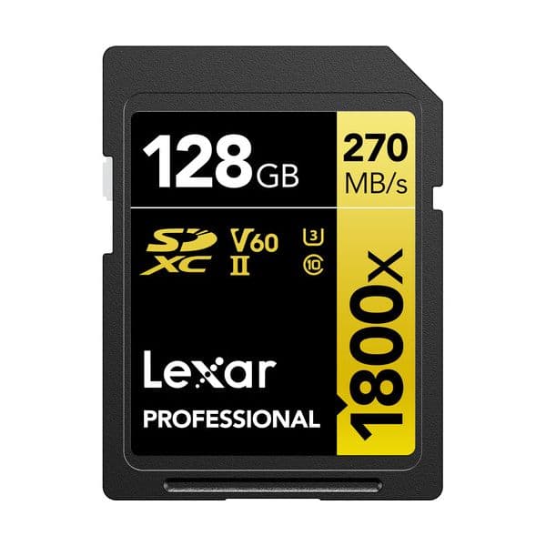 Lexar 128GB Sdxc V60 270MB/s Uhs-ii (U3)