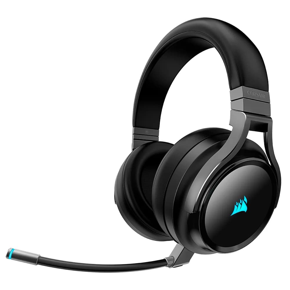 Auscultadores Corsair Virtuoso RGB Wireless 7.1 Carbono