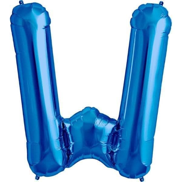 Northstar Balão Foil 16" Letra W Azul - 180000553