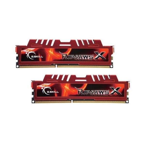 Memória RAM G.Skill 16GB RipjawsX (2x 8GB) DDR3 1600Mhz CL10 - F3-12800CL10D-16GBXL