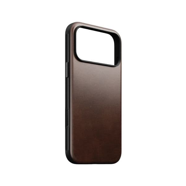 Nomad Capa Couro Horween para Iphone 17 Pro Castanho