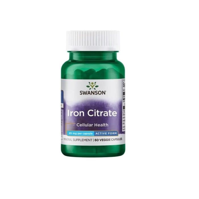 Swanson Iron Citrate 60 kap