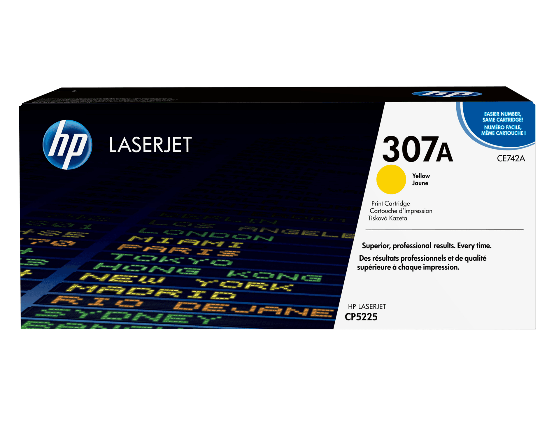 HP 307A Yellow CE742A
